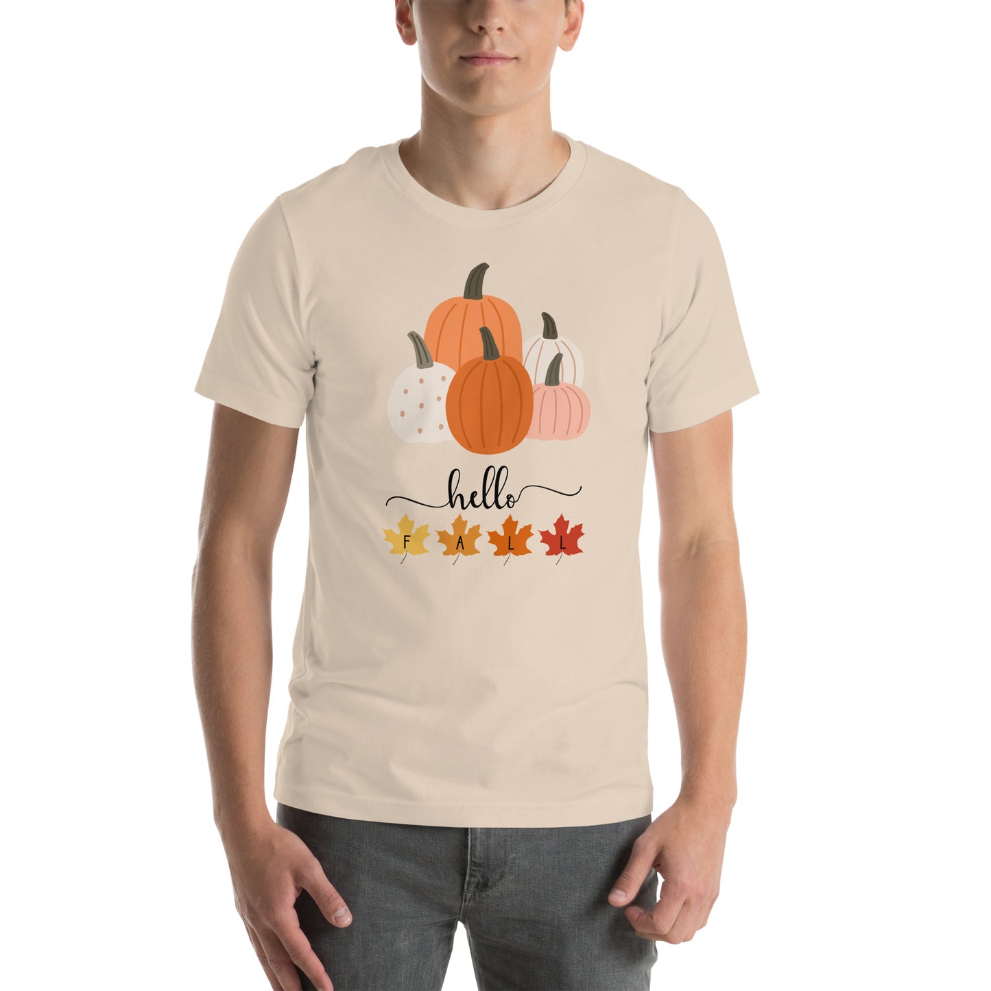 Hello Fall, Pumpkin Halloween T Shirt